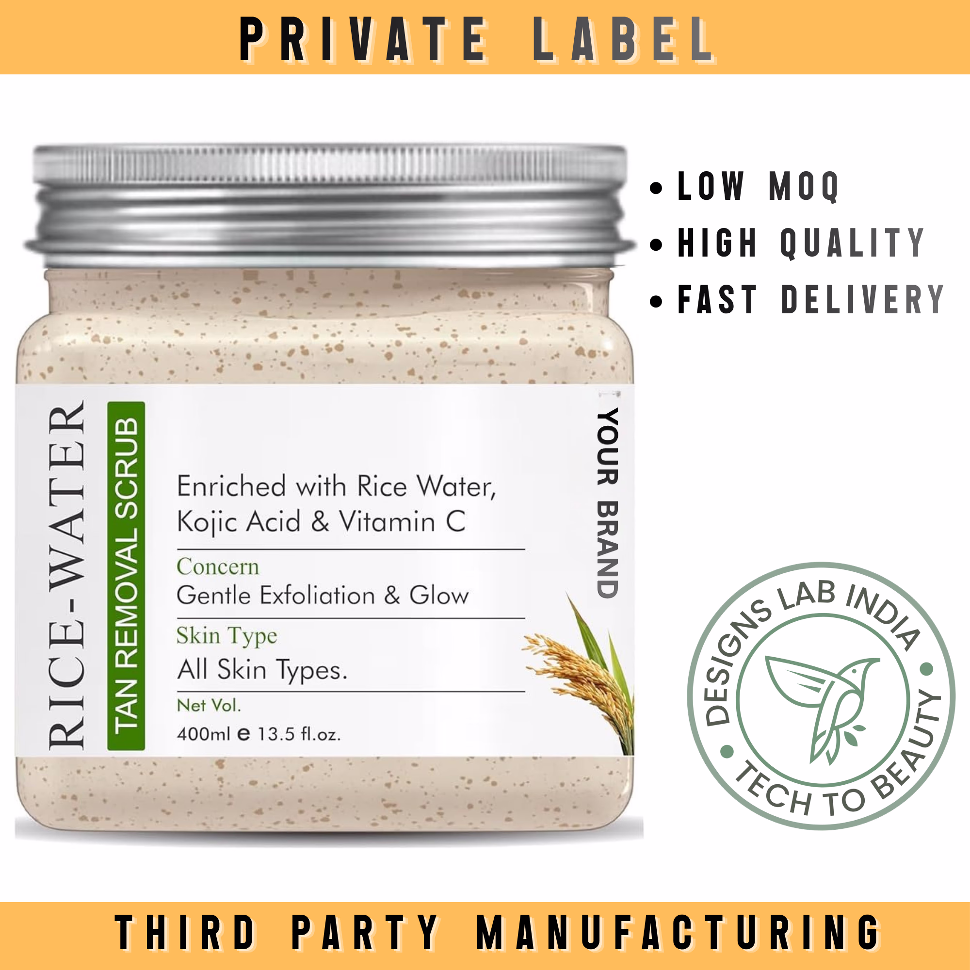Rice Water Face & Body Scrub